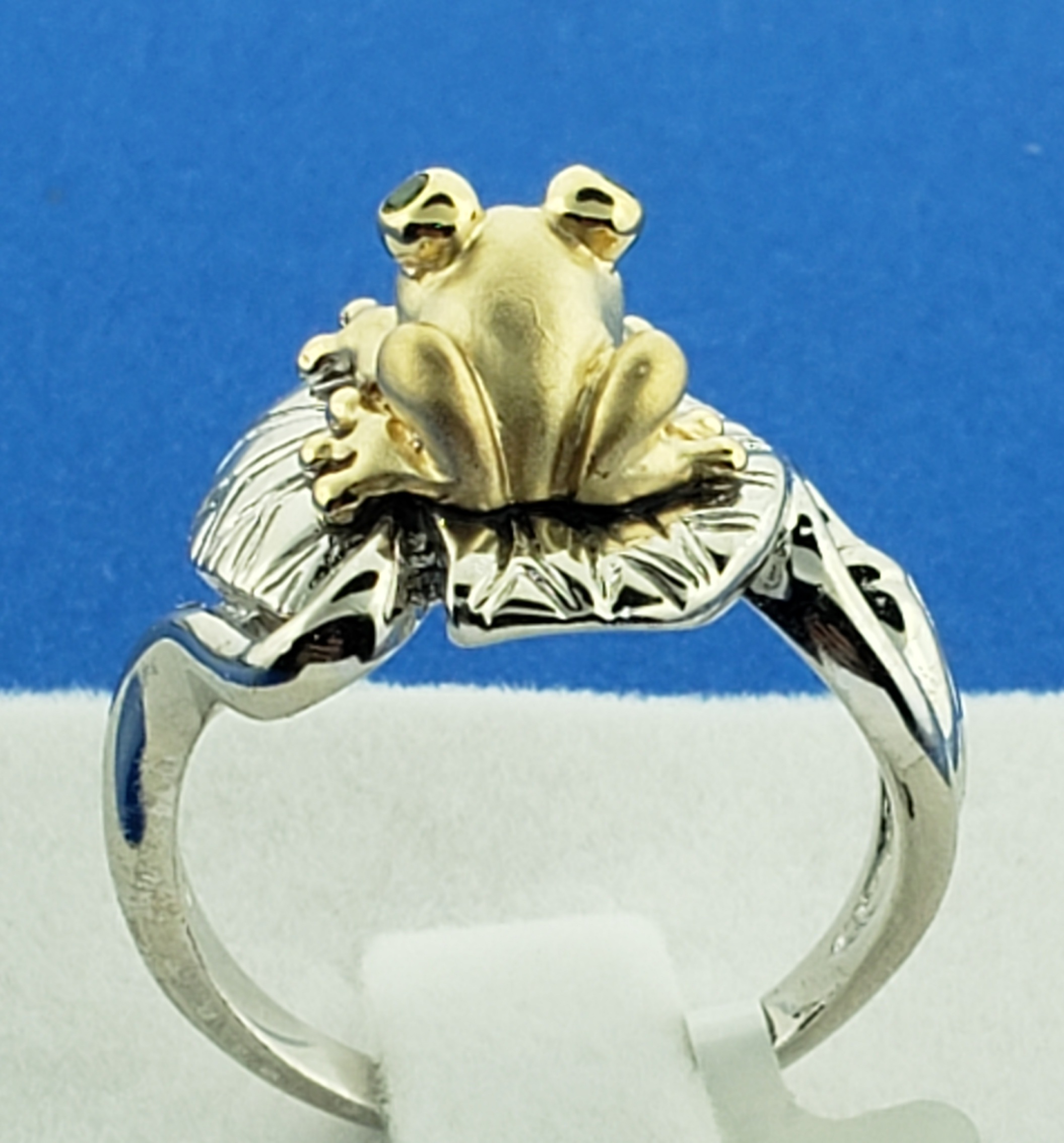Steven Douglas Prince Frog Ring, Sterling Silver/14K 4 Steven Douglas Prince Frog Ring, Sterling Silver/14K - Image 4