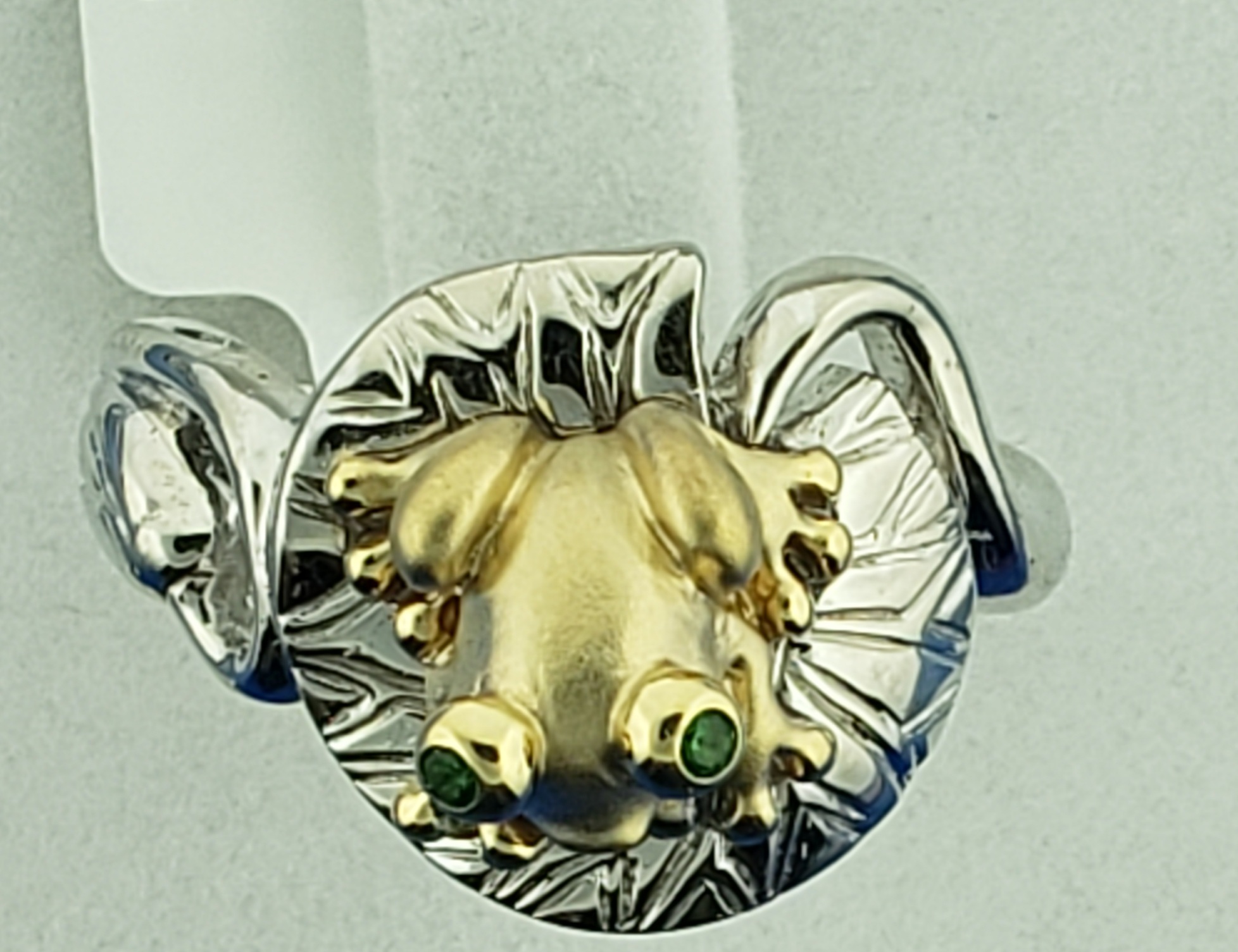 Steven Douglas Prince Frog Ring, Sterling Silver/14K 8 Steven Douglas Prince Frog Ring, Sterling Silver/14K - Image 8