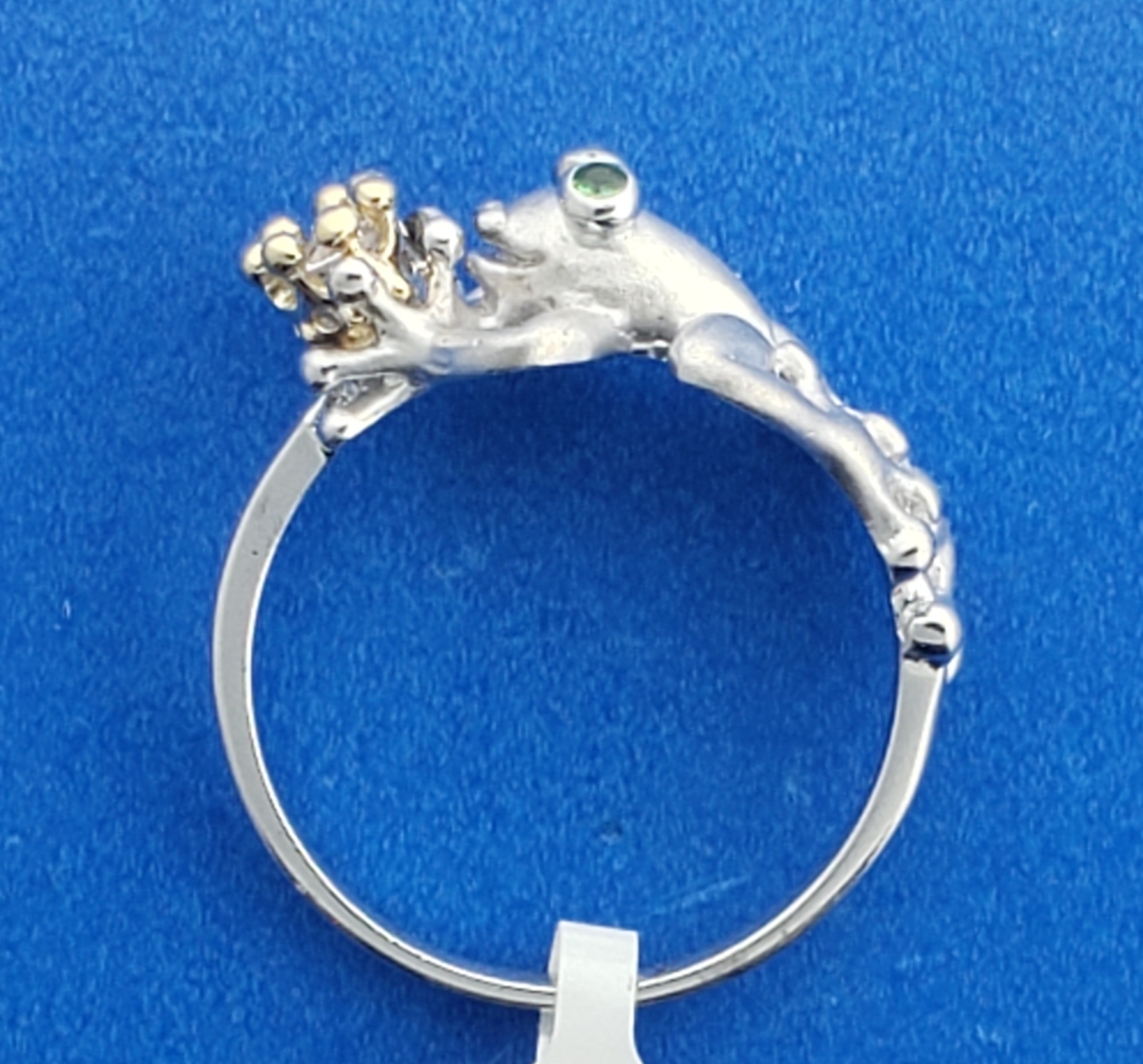 Steven Douglas Prince Frog Ring, Sterling Silver/14K 5 Steven Douglas Prince Frog Ring, Sterling Silver/14K - Image 5