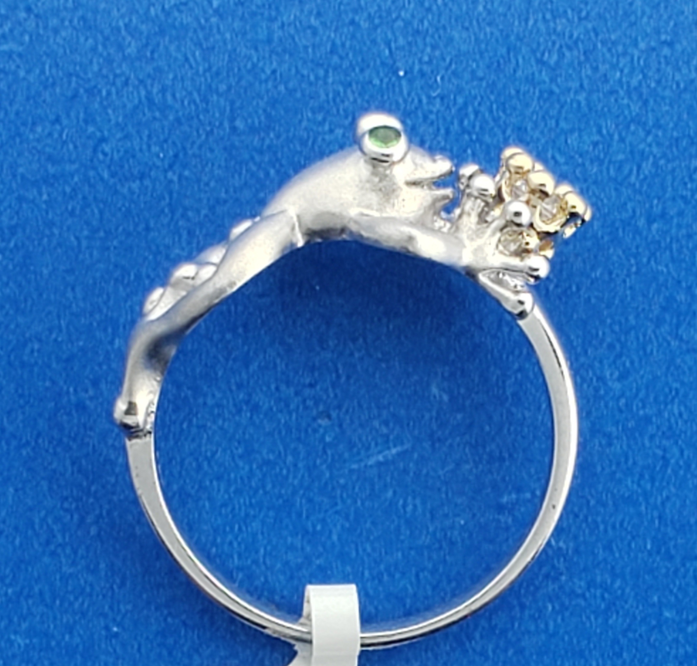 Steven Douglas Prince Frog Ring, Sterling Silver/14K 4 Steven Douglas Prince Frog Ring, Sterling Silver/14K - Image 4