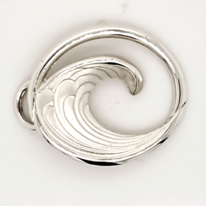 sterling silver wave bracelet topper