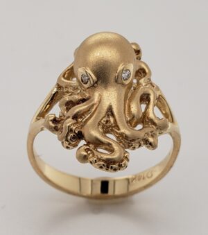 steven douglas14k octopus ring