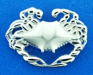 sterling silver crab bracelet topper