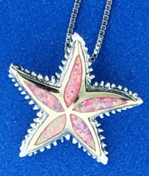 kovel opal starfish pendant