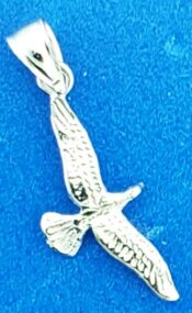 sterling silver seagull pendant