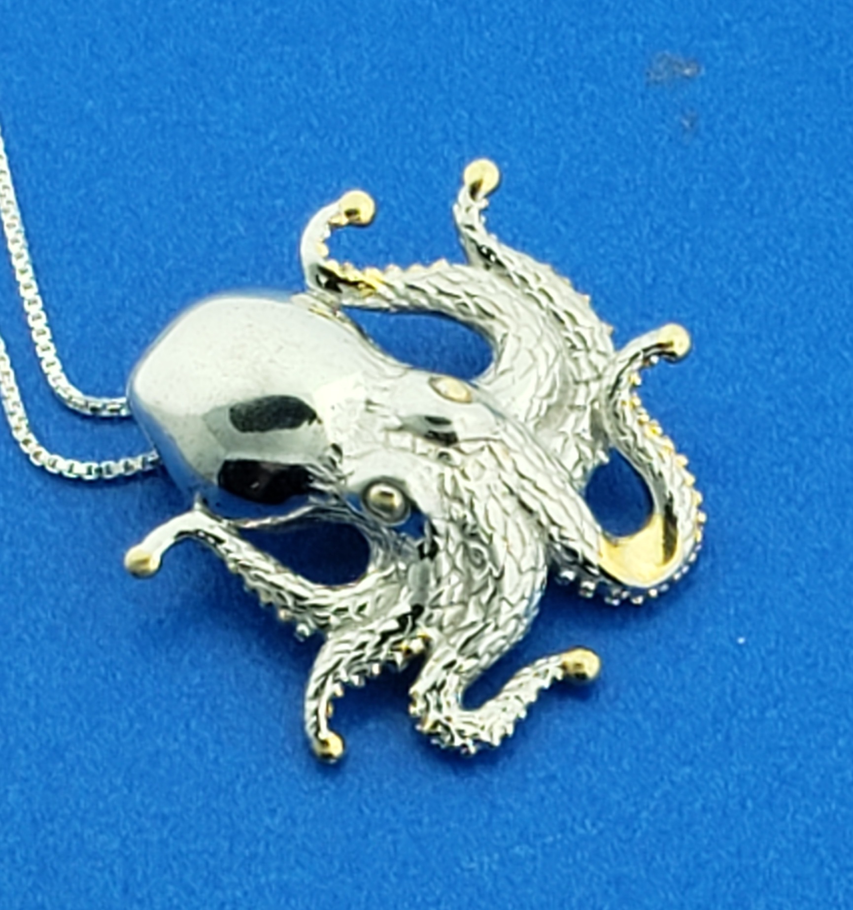 Kovel Octopus Pendant, Sterling Silver 5 Kovel Octopus Pendant, Sterling Silver - Image 5