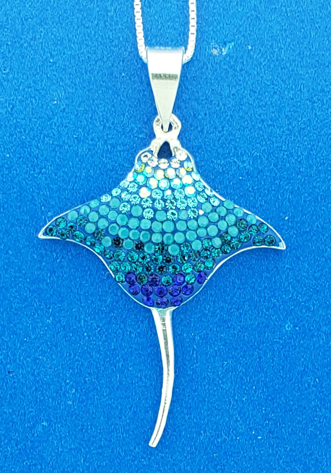 Mosaico Stingray Pendant, Sterling Silver 1 Mosaico Stingray Pendant, Sterling Silver