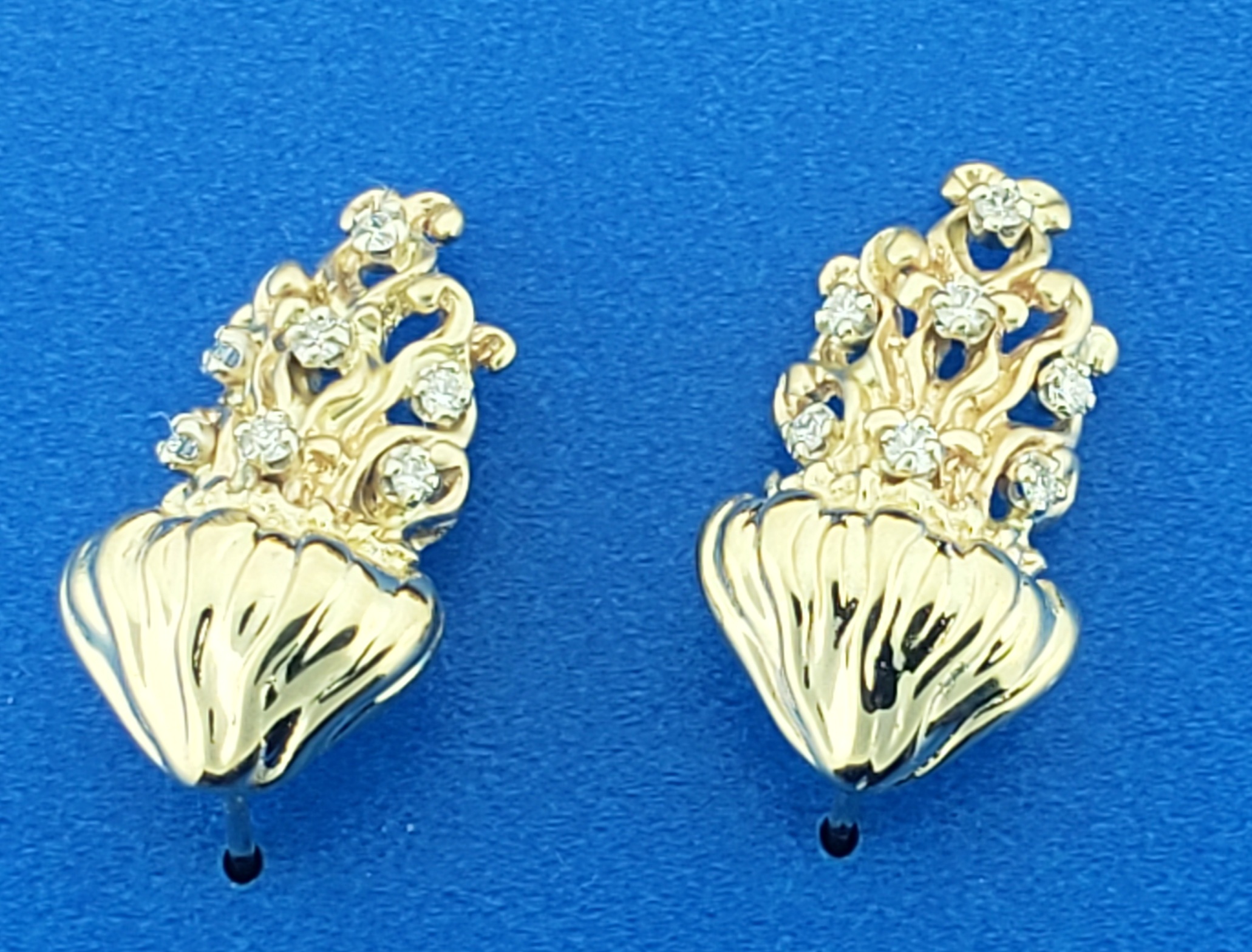 Steven Douglas Jellyfish Earrings, 14K 3 Steven Douglas Jellyfish Earrings, 14K - Image 3