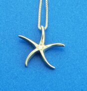 Alamea Starfish Pendant, 14K Gold