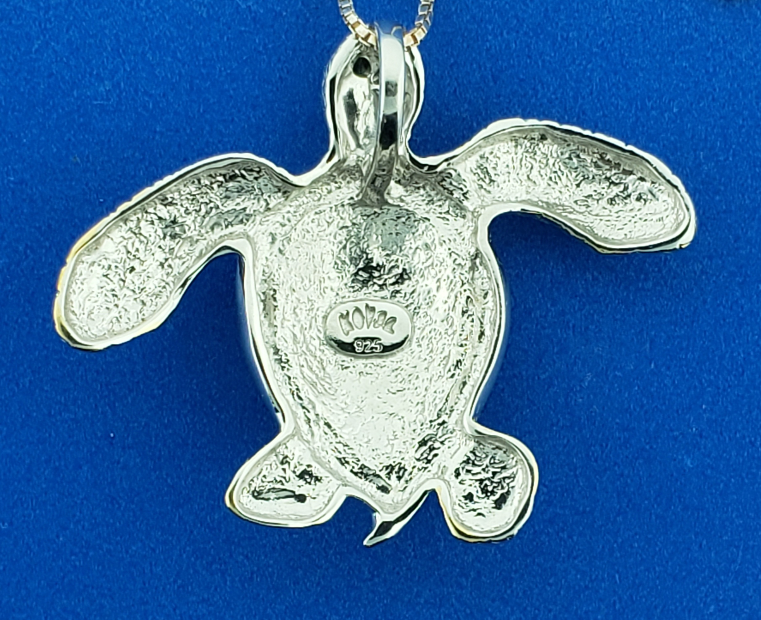Kovel Sea Turtle Opal Pendant/Slide, Sterling Silver 5 Kovel Sea Turtle Opal Pendant/Slide, Sterling Silver - Image 5