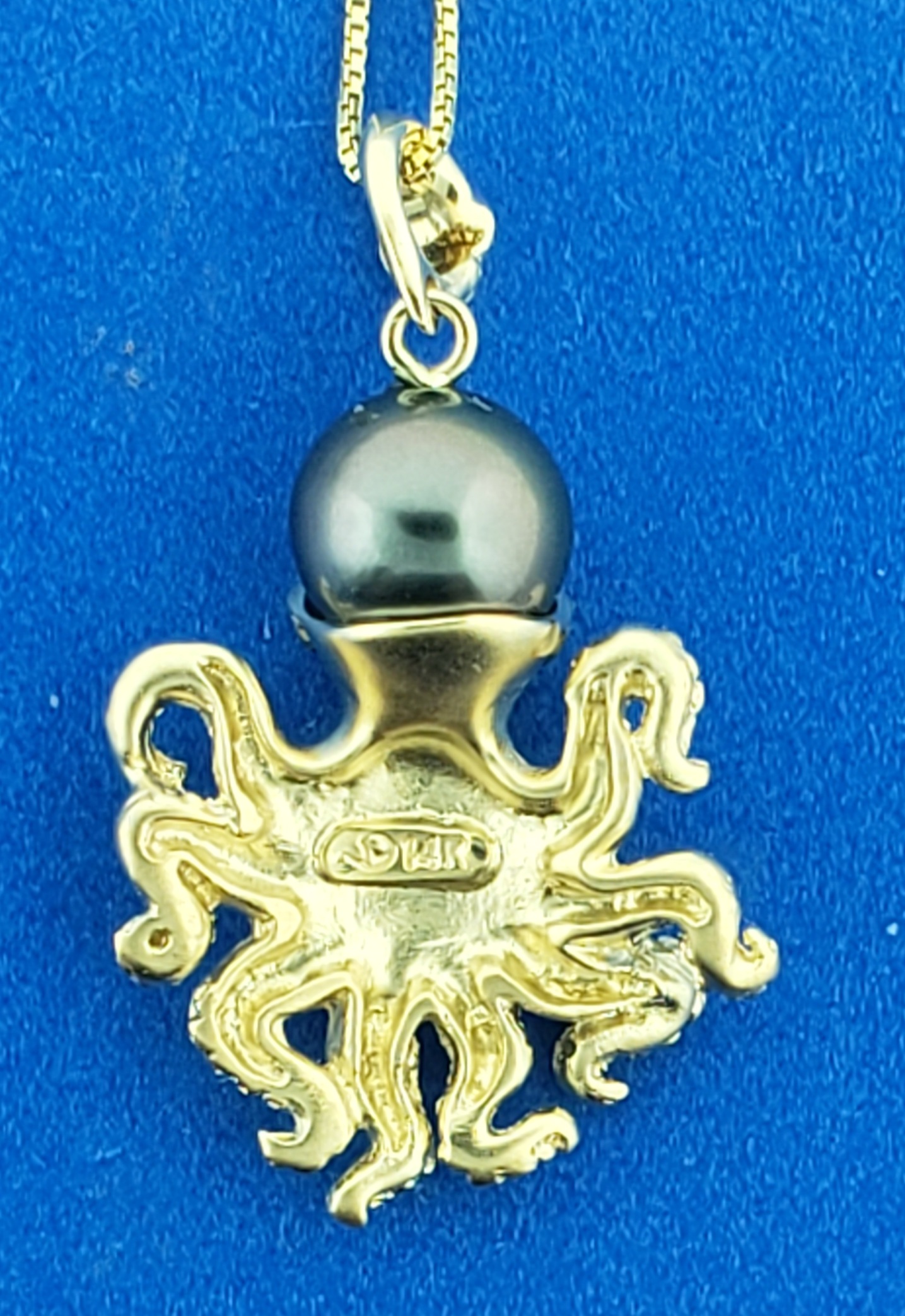 Steven Douglas 14K Octopus Tahitian Pearl Pendant 4 Steven Douglas 14K Octopus Tahitian Pearl Pendant - Image 4