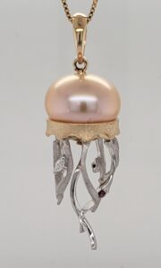 Denny Wong Jellyfish Pendant, 14K 2-Tone
