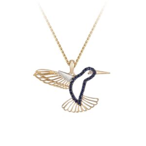 Denny Wong Hummingbird Pendant, 14k Yellow Gold