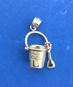 Pail & Shovel Pendant, 14K