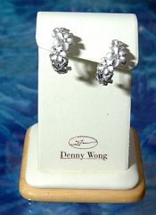 Denny Wong Plumeria Earrings are of the most popular pieces in Denny Wong's Plumeria earrings